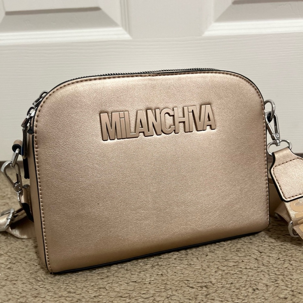 Milanchiva Metallic Crossbody Bag